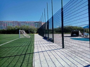 Забор на спортивную площадку 80 метров